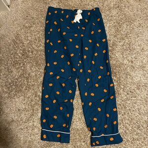 J. Crew Fall Pumpkin XS Cotton Pajama Pants